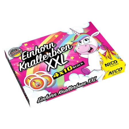 Einhorn-Knallerbsen XXL